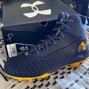 Underamour cleats! Size 10.5 “hammer mc highs”